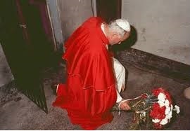 St. Maximilian Kolbe John Paul 2 in his cell