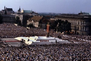 John Paul in Warsaw Victory Square Saturday 2nd June 1979 the Vigil of Pentecost 1